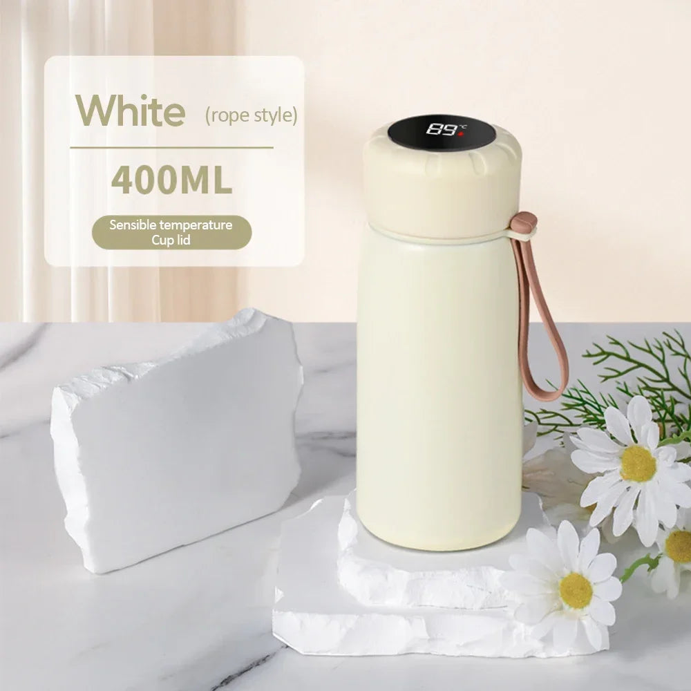 Smart Thermos Mug 316 Stainless Steel Thermos Bottle Vacuum Flasks For Girls Travel Thermal Water Bottle Tumbler Thermocup