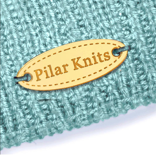 50pcs Personalized Hand Made Clothes Labels Tags Engraved Acrylic Clothing Tags Handmade DIY Bags Sewing Garment Accessories