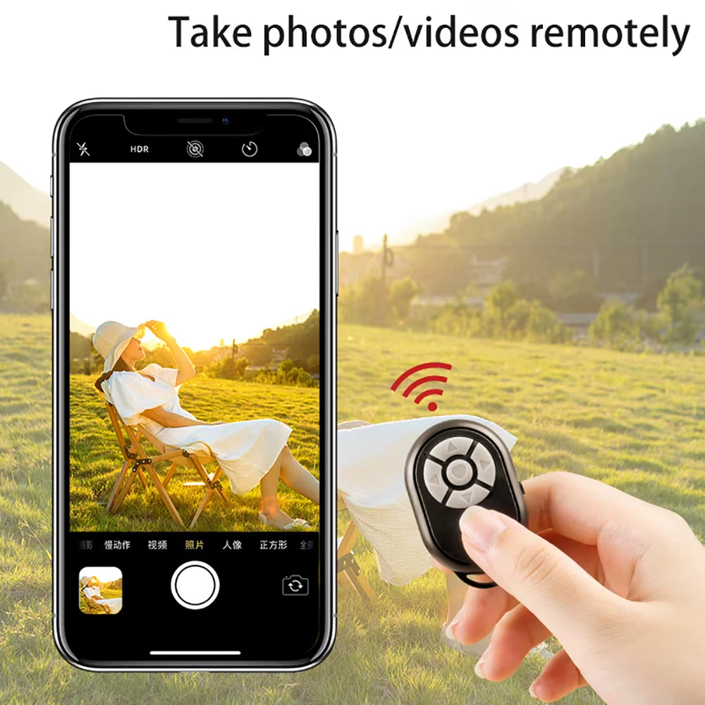 Bluetooth Remote Control for Iphone Xiaomi Android Ios Phones Selfie Stick Wireless Shutter Portable Phone Camera Controller