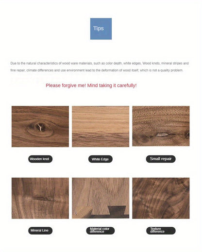 Set of 2 Walnut Wood Cutting Boards - Premium Handcrafted Kitchen Chopping Boards for Food Prep, Eco-Friendly, Food-Safe Log Material, Ideal for Couples & Home Chefs