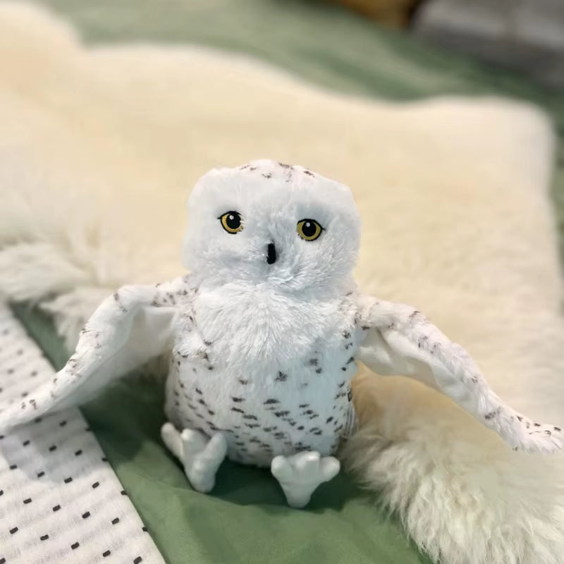 Stuffed Plush Animals Toys Hand Finger Story Puppet Kawaii Dolls Educational Baby Toys Simulated Owl Children Gift