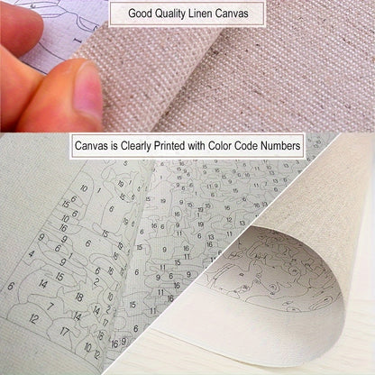 Diy Paint By Numbers Kit - Scenic Wetlands & Reeds | 19.7X15.7" Canvas | Eco-Friendly Acrylic Paints & Brushes Included (Frame Not Included)