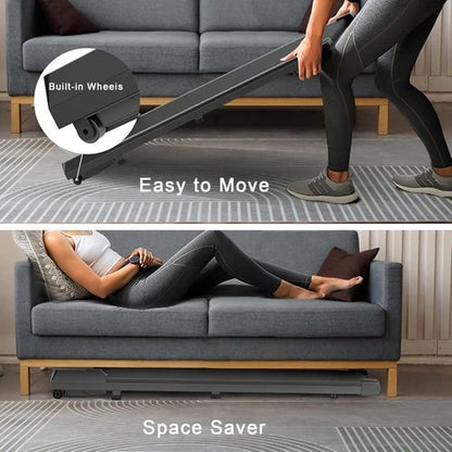 1-12Km/H Electric Walking Pad Treadmill Home under Desk Exercise Machine Fitness