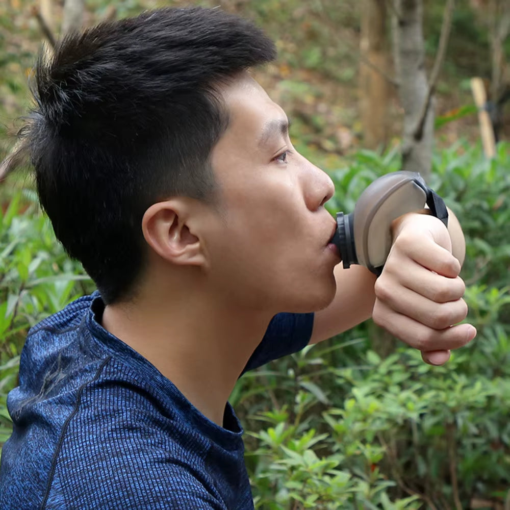 Portable Wrist Water Bottle for Outdoor Running Adjustable Cycling Sports Water Cup Mountain Climbing Marathon Fitness Hydration