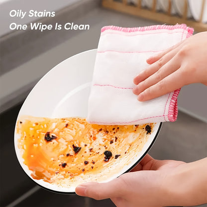 Eco-Friendly Microfiber Cleaning Cloths - Multi-Use For Kitchen, Bathroom & Beyond