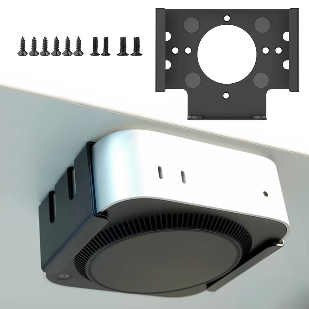 Under Desk Mount Metal Mount Holder Bracket under Desk Stand Accessories for Mac Mini M4/M4 Pro 2024
