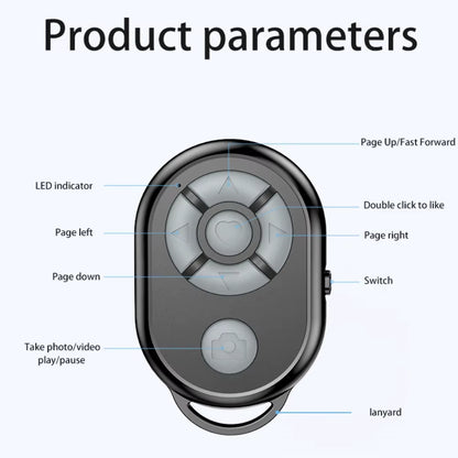 Bluetooth Remote Control for Iphone Xiaomi Android Ios Phones Selfie Stick Wireless Shutter Portable Phone Camera Controller