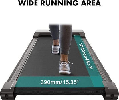 1-12Km/H Electric Walking Pad Treadmill Home under Desk Exercise Machine Fitness