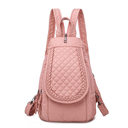 2024 New Women Backpack Designer Embroidered High Quality Leather Women Fashion Embroidery Bag Large Capacity Travel Backpacks
