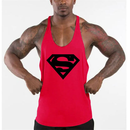 Men's Brand Bodybuilding  Fitness Gym Mens Tank Tops Shirt Clothing Muscle Sleeveless Singlets Fashion Workout Sports Vest
