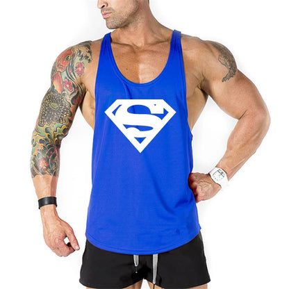 Men's Brand Bodybuilding  Fitness Gym Mens Tank Tops Shirt Clothing Muscle Sleeveless Singlets Fashion Workout Sports Vest