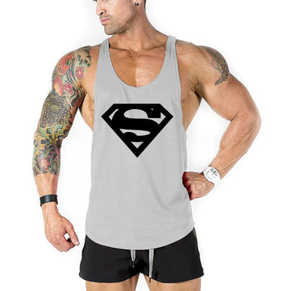 Men's Brand Bodybuilding  Fitness Gym Mens Tank Tops Shirt Clothing Muscle Sleeveless Singlets Fashion Workout Sports Vest