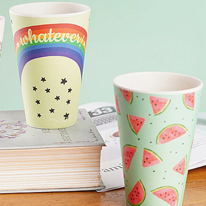 401-500ml Eco Friendly Bamboo Reusable Travel Cup For Outdoor Portable Mug Tea Coffee Cup Coffee Tea Water Juice Mug Flask Gift