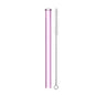 Eco-friendly Reusable Glass Wide straw Boba Drinking Straws Bubble Tea Straws for Smoothie Milkshakes Straws with Cleaning Brush
