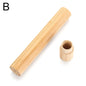 Eco-Friendly Wooden Toothbrush Box Round Nature Bamboo Toothbrush Tube Adult Oral Hygiene Health For Portable Travel Accessory