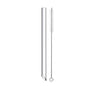 Eco-friendly Reusable Glass Wide straw Boba Drinking Straws Bubble Tea Straws for Smoothie Milkshakes Straws with Cleaning Brush