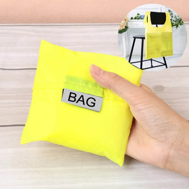 Eco Friendly Foldable Shopping Bag Cartoon Reusable Shoulder Bag Women's Portable Grocery Bags Storage Tote Bag Home Organizator