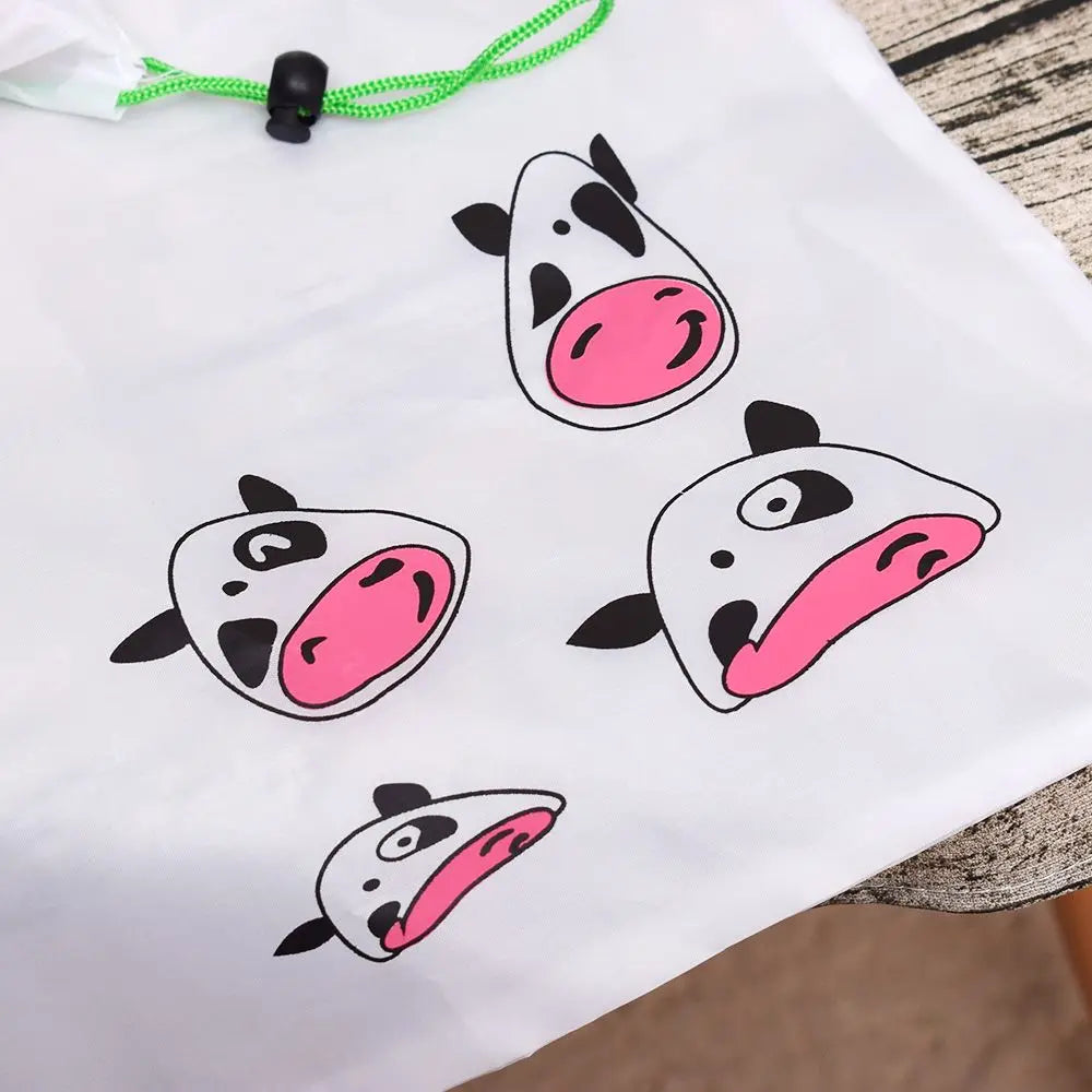 Eco Friendly Foldable Shopping Bag Cartoon Reusable Shoulder Bag Women's Portable Grocery Bags Storage Tote Bag Home Organizator