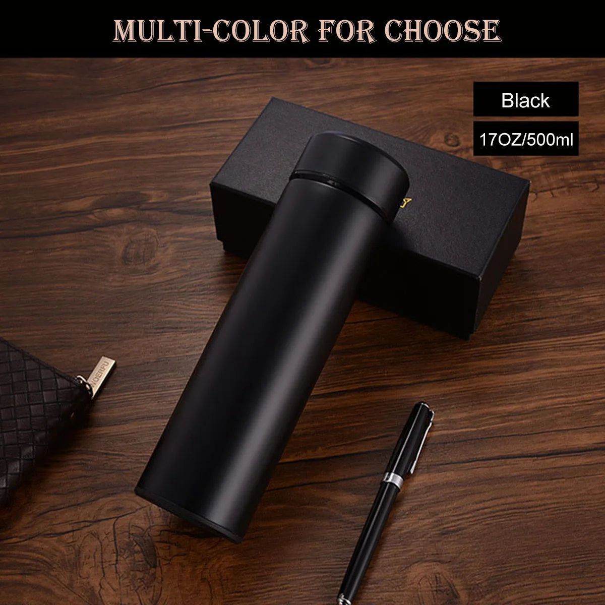 Custom Name Smart Digital Water Bottle Keeps Cold and Heat Thermal Bottle Stainless Steel Thermos for Baby Children Kids