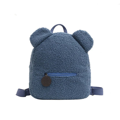 Custom Bear Backpacks Personalized Unique Name For Kids Travel Rucksacks Soft Shoulder Straps Cute Bear Shaped Shoulder Bags