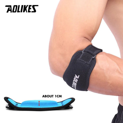 AOLIKES 1PCS Adjustable Basketball Badminton Tennis Golf Elbow Support Golfer's Strap Elbow Pads Lateral Pain Syndrome Brace