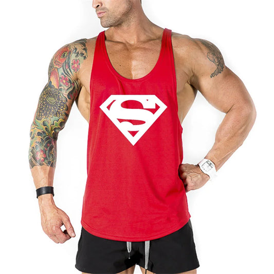 Men's Brand Bodybuilding  Fitness Gym Mens Tank Tops Shirt Clothing Muscle Sleeveless Singlets Fashion Workout Sports Vest