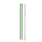 Eco-friendly Reusable Glass Wide straw Boba Drinking Straws Bubble Tea Straws for Smoothie Milkshakes Straws with Cleaning Brush