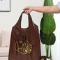 Eco Friendly Foldable Shopping Bag Cartoon Reusable Shoulder Bag Women's Portable Grocery Bags Storage Tote Bag Home Organizator