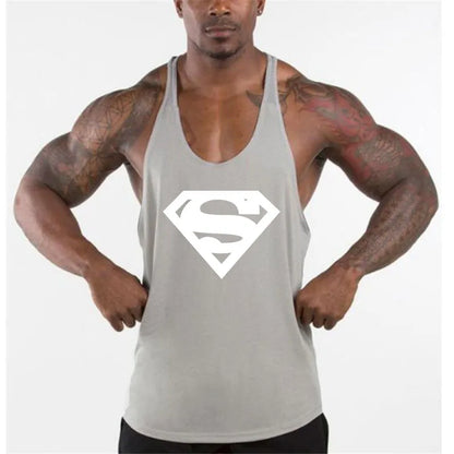Men's Brand Bodybuilding  Fitness Gym Mens Tank Tops Shirt Clothing Muscle Sleeveless Singlets Fashion Workout Sports Vest