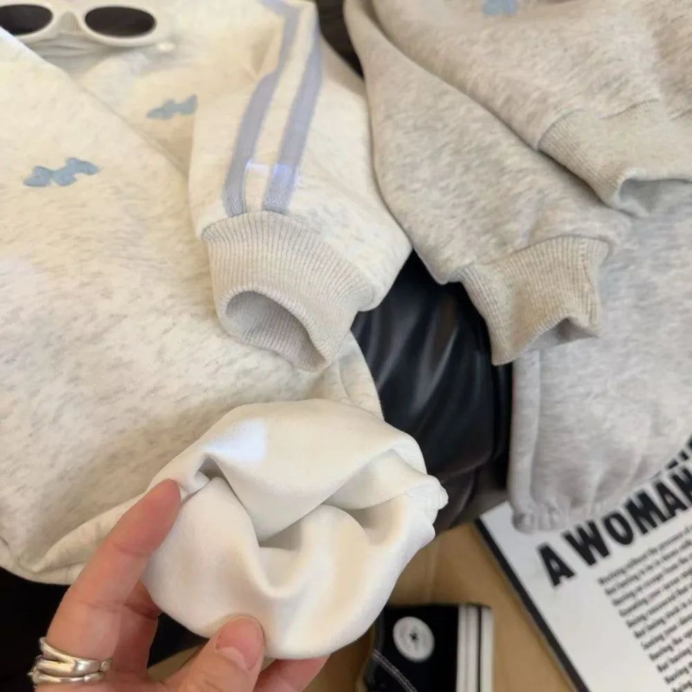 Autumn New Comfortable Fashion Casual Hoodie Set for Babies Cute Boys and Girls Sports Children's Clothes Korean Version