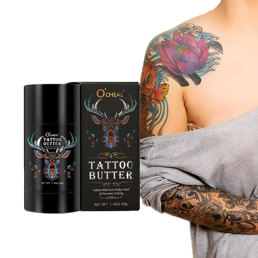Tattoo care stick, color fixing, moisturizing, skin nourishing, gentle, tattoo embroidery, tattoo cream, rotating type