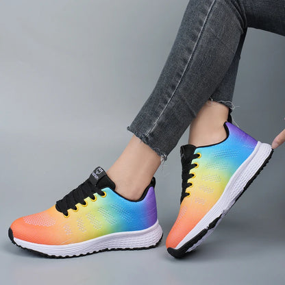 2025 Spring New Fashion Sneakers  Athletic Sneakers for Lady for Women Soft Walking Flats Non-slip Casual Sport Tennis Shoes