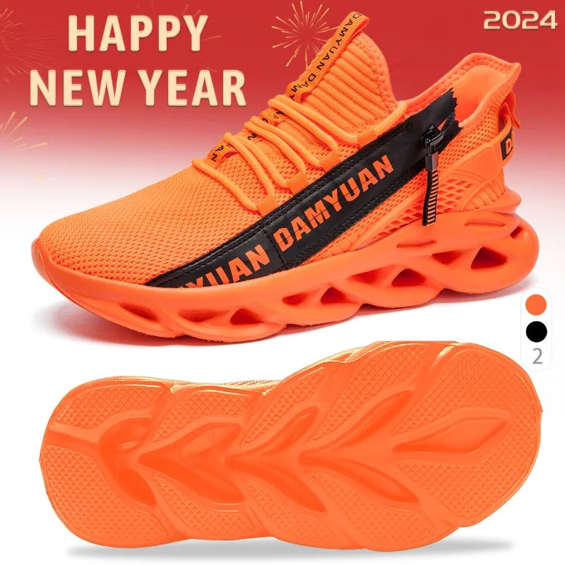 Men's Sports Shoes Comfortable Non-Slip Breathable Design for Running and Daily Wear Lightweight Shock Absorbing Sneakers
