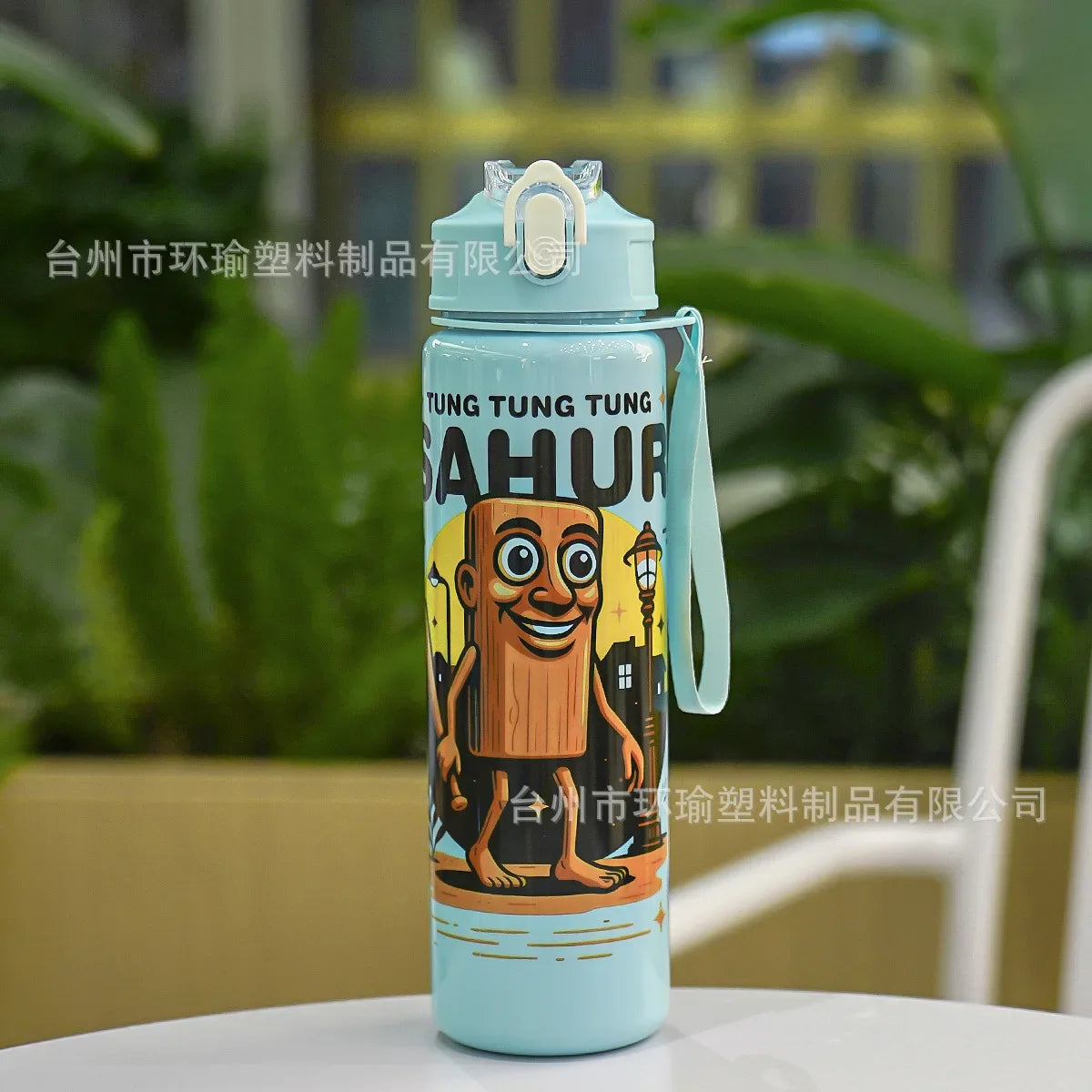 750ML Italian Brainrot Water Bottle Outdoor Drinking Cartoon Sports Cups Tung Tung Tung Sahur Tralalero Tralala Christmas Gift