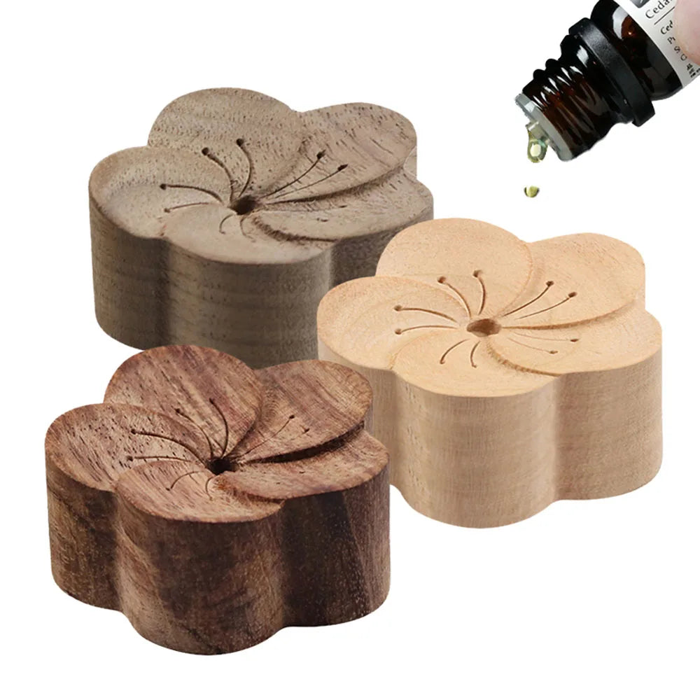 Eco Friendly Home Decor Sleep Aid Stress Relief Aroma Wood Aromatherapy Essential Oil Diffuser Diffused