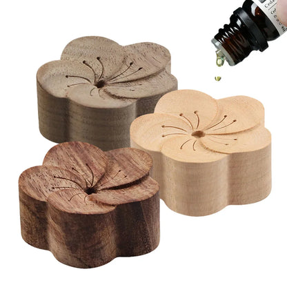 Eco Friendly Home Decor Sleep Aid Stress Relief Aroma Wood Aromatherapy Essential Oil Diffuser Diffused