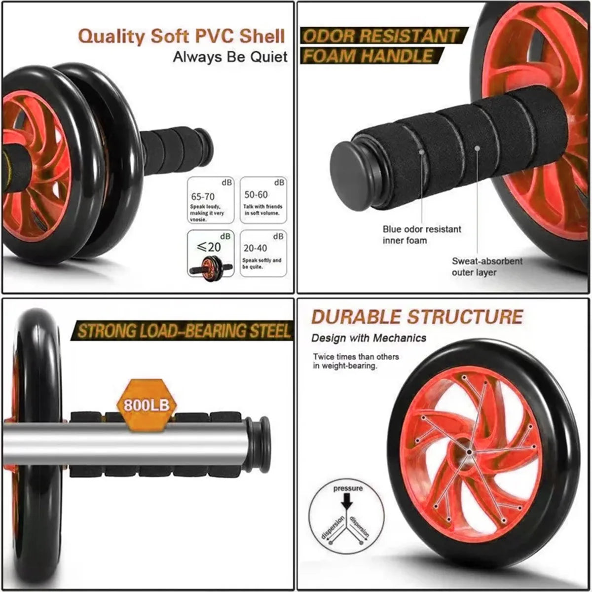 7-in-1Fitness Set Abdominal Fitness Wheel Indoor Sports Product Push up Support ab Wheel Comprehensive Training Fitness Equipmen