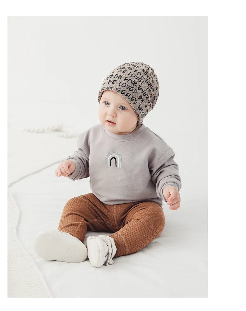 Baby Boys Clothes Spring Autumn Cartoon Cotton Sweatshirt Boys Girl's Pullover Fashion Comfortable Baby Hoodies Kids 0-3 Years