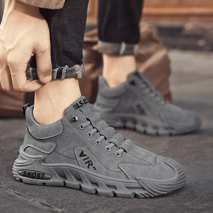 Men's Work Shoes 2025 New  Breathable Slip-On Anti-Slip Wear-Resistant Casual Sports Shoes Thick Bottom Labor Protection