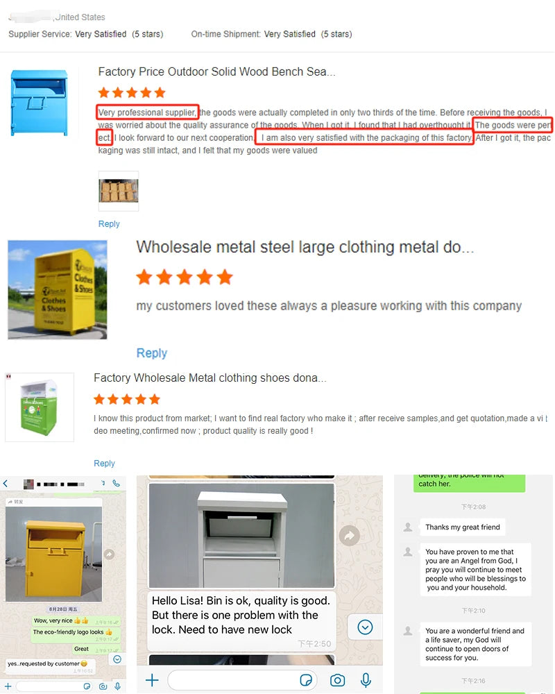 Eco-Friendly Clothing Bin Sustainable Textile Bin Clothing Reuse Container Charity Clothing Bin