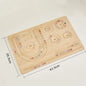 Eco-Friendly Bamboo Bead Board Perfect Tool for Jewelry Making and Beading Projects Bracelet Necklaces Design Beading Mats Trays
