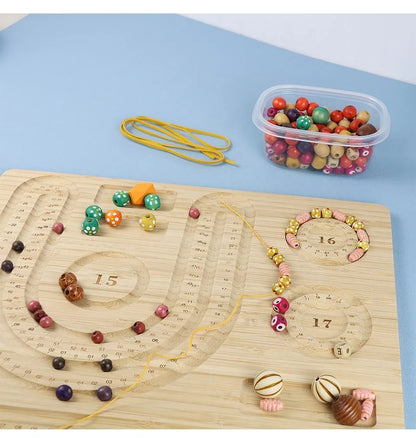 Eco-Friendly Bamboo Bead Board Perfect Tool for Jewelry Making and Beading Projects Bracelet Necklaces Design Beading Mats Trays
