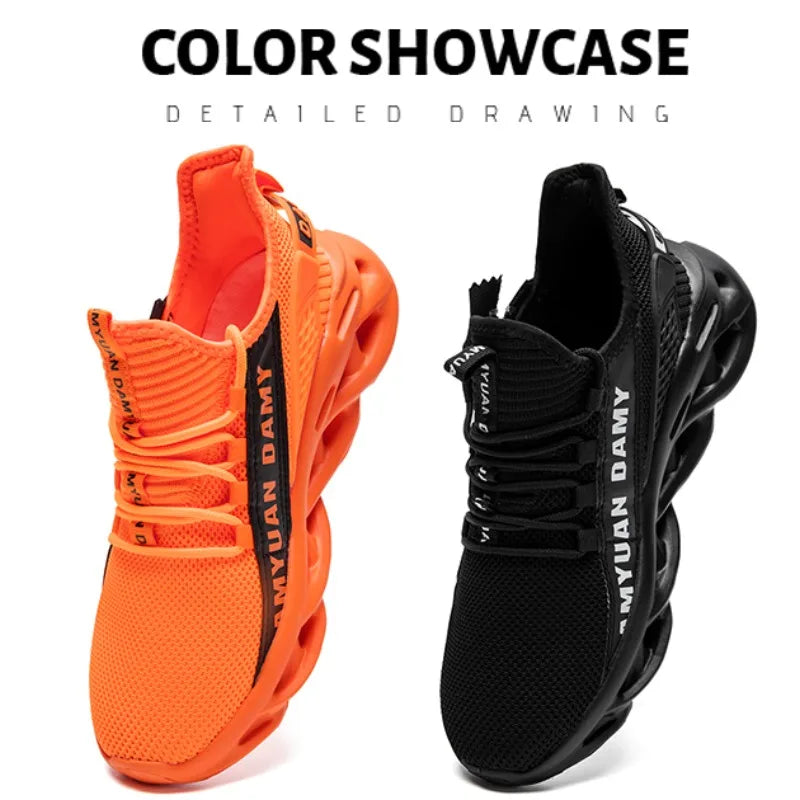 Men's Sports Shoes Comfortable Non-Slip Breathable Design for Running and Daily Wear Lightweight Shock Absorbing Sneakers