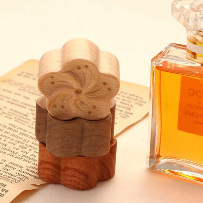 Eco Friendly Home Decor Sleep Aid Stress Relief Aroma Wood Aromatherapy Essential Oil Diffuser Diffused