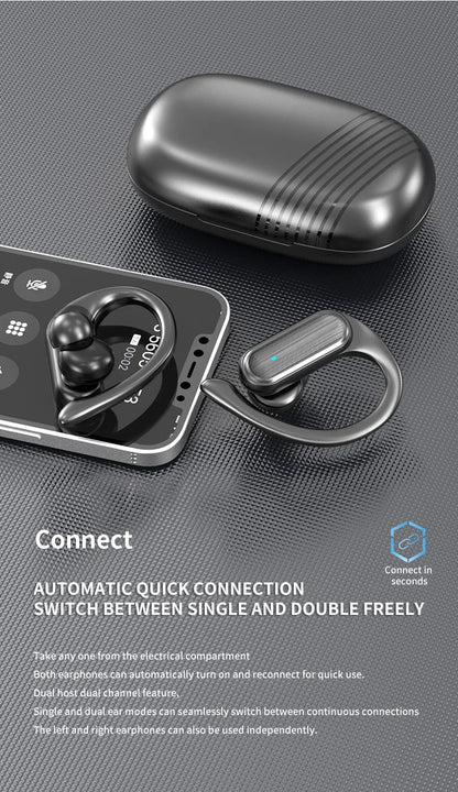 Wireless Bluetooth Headset HD Sound Quality Stereo Universal Headset Touch Light Low Price without the packaging box