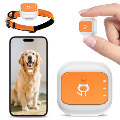 G01 GPS Pet Tracker for Multiple Pets, Small & Waterproof with Long Battery Life, Anti-Loss Device for Cats and Dogs