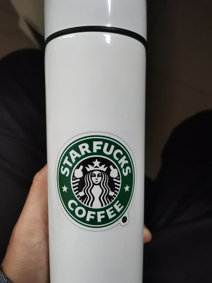 Vacuum Water Bottle Smart Display Temperature 500ML Safety 304 Stainless Steel Coffee Thermose Men Business Gift Customized Logo