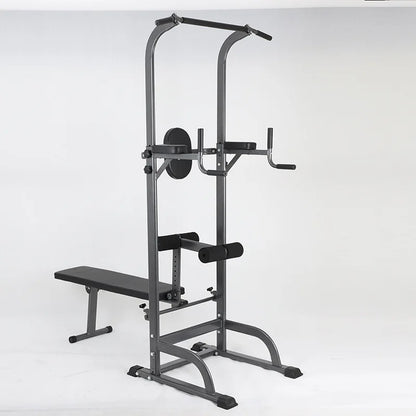 Fitness Equipment AB Straps Horizontal Bar Tower Multi Gym Machine Foldable Utility Weight Lifting Bench Pull Up Dip Station