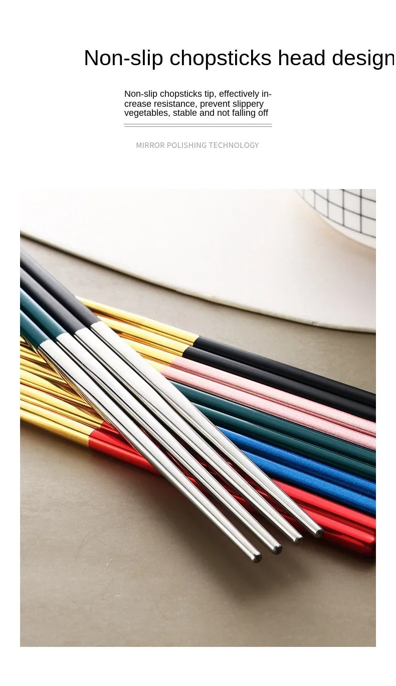 Eco Friendly 304 Dinnerware Set, Portable Cutlery Sets with Case, Kitchen Accessories, Gold Knife Fork Spoon Silverware Sets