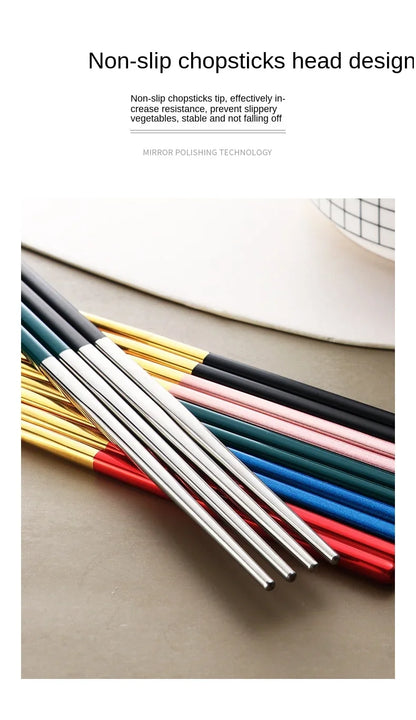 Eco Friendly 304 Dinnerware Set, Portable Cutlery Sets with Case, Kitchen Accessories, Gold Knife Fork Spoon Silverware Sets